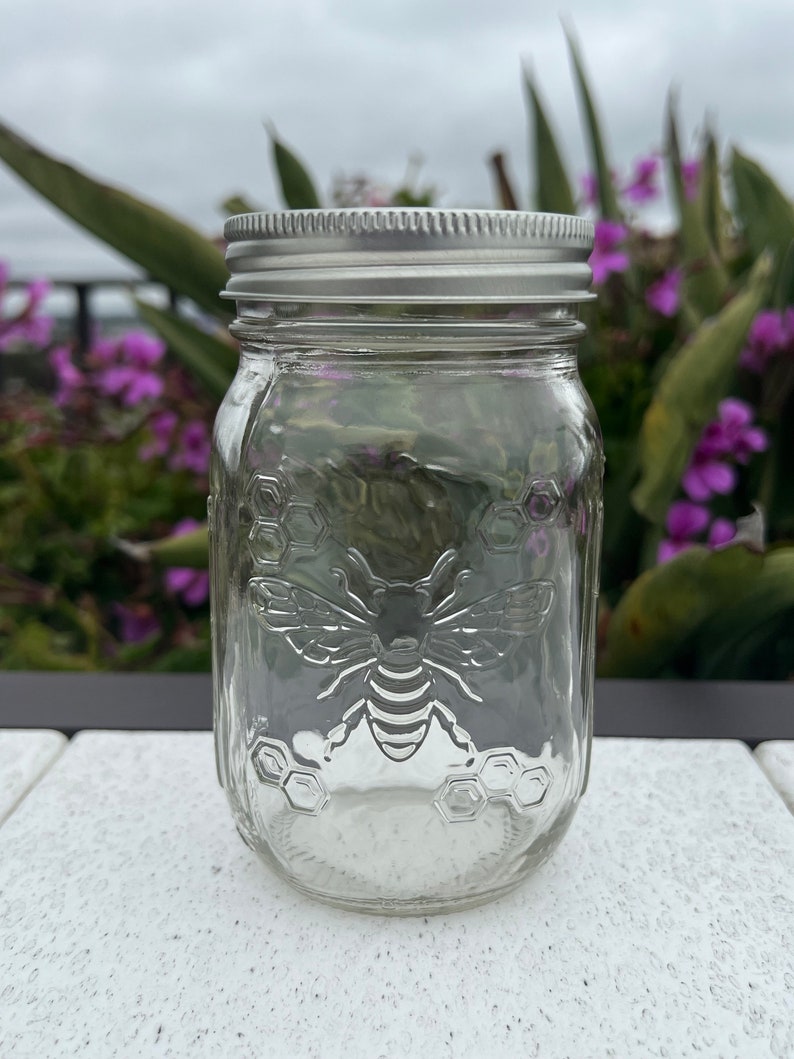 Ball Honey Bee Jar Limited Edition 16oz Clear Jar image 3