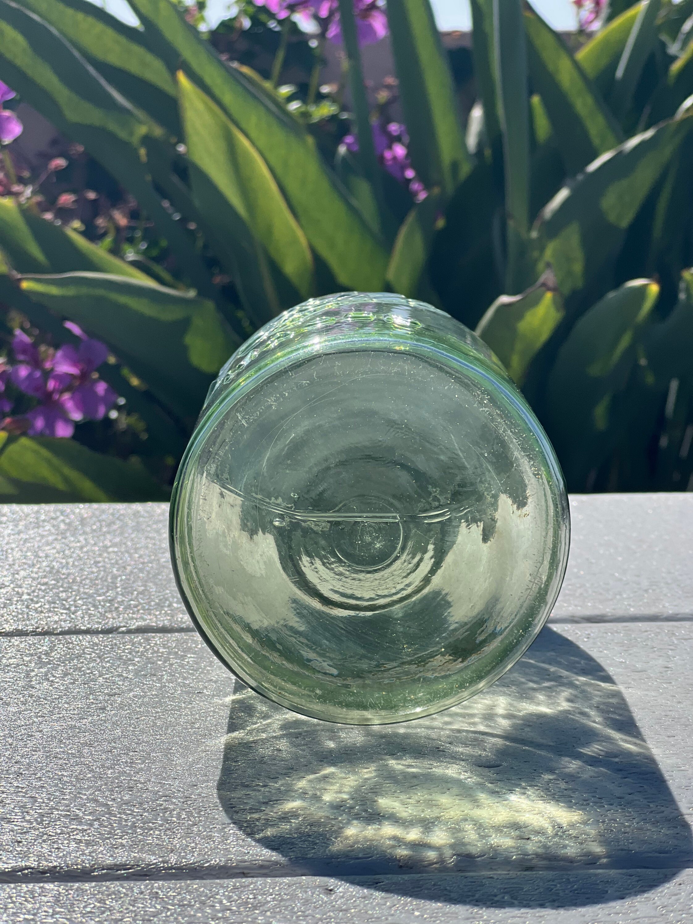 Green Ball Jar Vintage Quart 32oz With Zinc Lid Rare Etsy