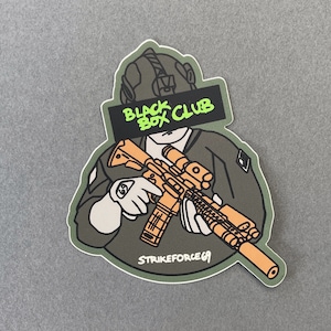 Black Box Club Special Forces Sticker for Military & SWAT Tactical Operators by Strikeforce69 | Made in the USA