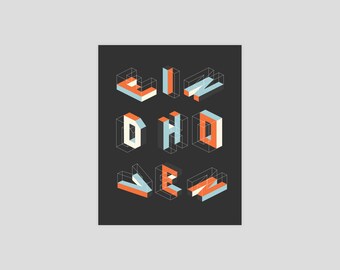 Eindhoven typography poster