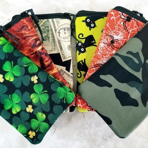 Money Money Money Come to Me Eyeglass Case for One Pair of Glasses Single Pocket Case Tampon or Condom Case Purse Organizer image 7