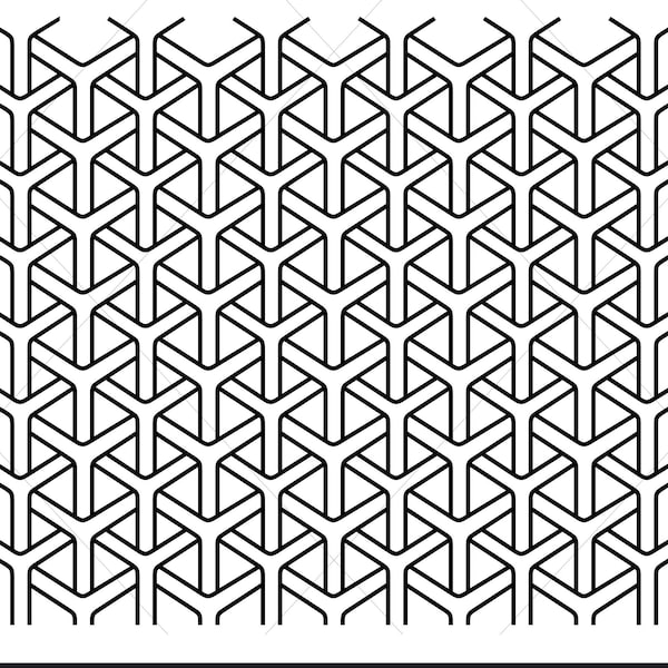 Impossible Geometric Pattern SVG – Instant download