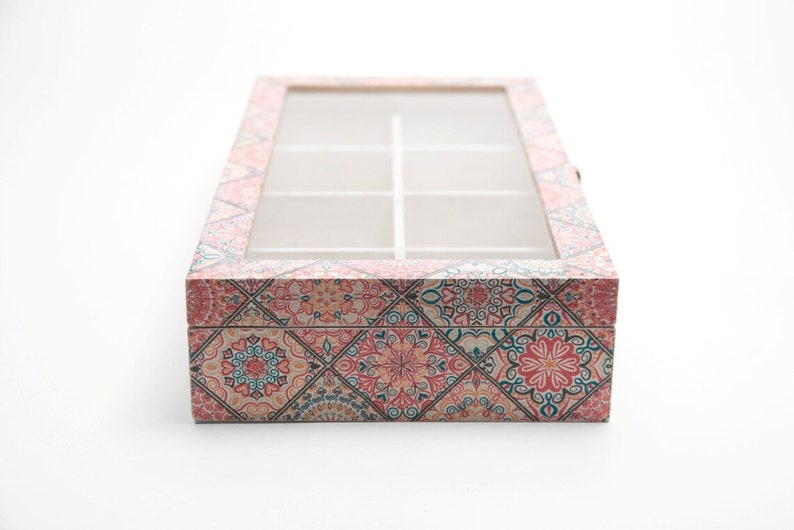 ArtandWoodShopGR Mandala Tea Box