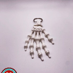 Halloween Skeleton Hand Key Chain