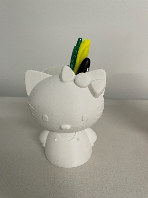 3D Printed Hello Kitty Pen/brush Holder - Etsy