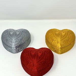 Valentines Heart Shaped Box 3D Printed