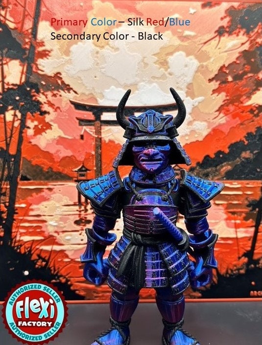 Articulating 3D Printed Samurai - Etsy