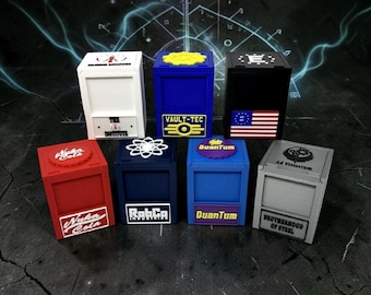 Fallout (mtg) commander deck box