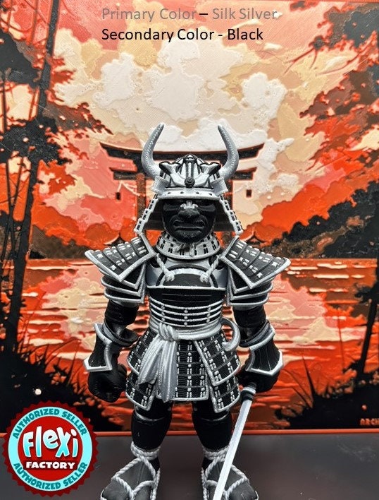Articulating 3D Printed Samurai - Etsy