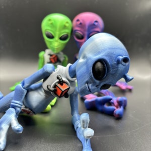 Articulating 3D Printed Anycubic Alien