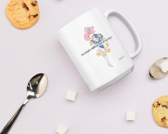 Strength Proverbs 31:25 White Ceramic Coffee Mug, Scripture Coffee Cup, Christian Mug, Faith Mug, Bible Verse Mug, Scripture Gift, For Her