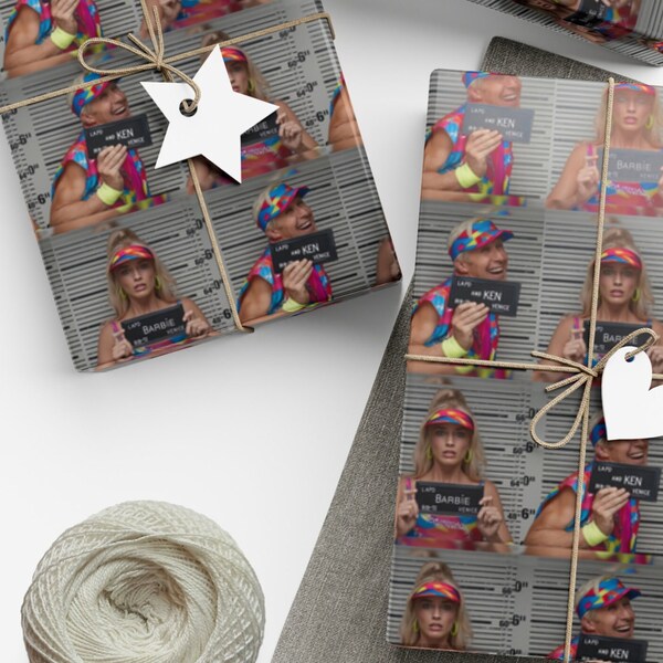 Barbie and Ken Mugshot Etsy