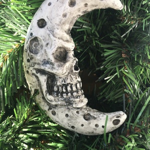Skull Moon Ornament
