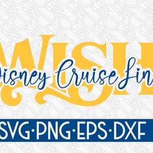 Cruise Vacation SVG, Wish File for Cricut, Silhouette