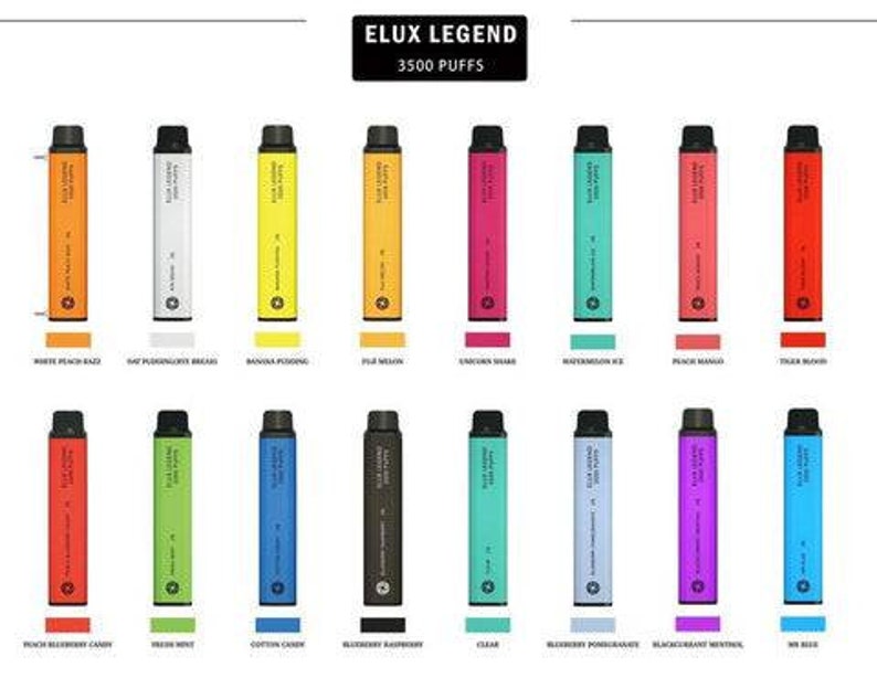 Elux Legend 3500 Puff Disposable Vape Apple Peach Pear Zero Etsy Finland