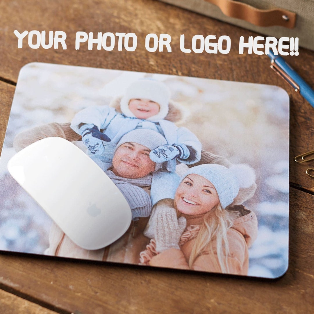 Custom Photo Mousepad Personalized Mouse Pad Photo Printed Etsy
