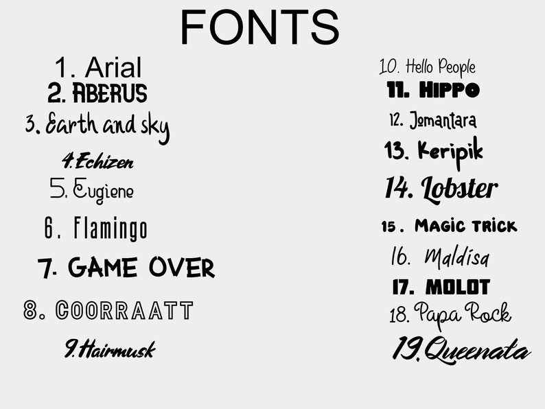 Happy Font Personalized Name Decals Vinyl Stickers for Etsy