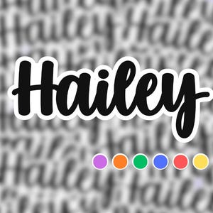 Custom Name Sticker | Teacher Stickers | Personalized Stickers | Personalized Name Sticker|Monogram Stickers
