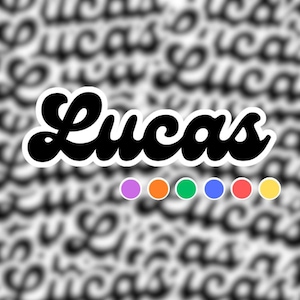 Custom Name Sticker | Teacher Stickers | Personalized Stickers | Personalized Name Sticker|Monogram Stickers