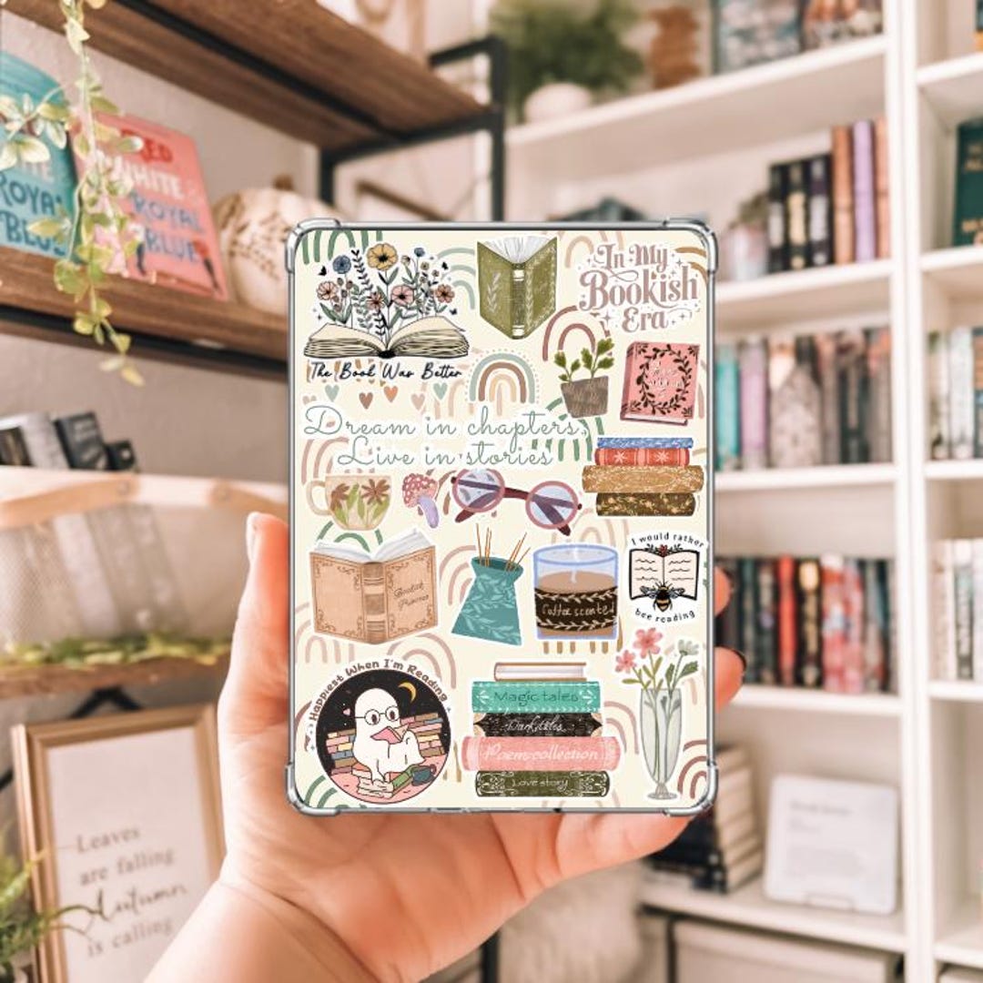 Bookish Kindle Insert Digital Download | Boho Reading Journal Page ...