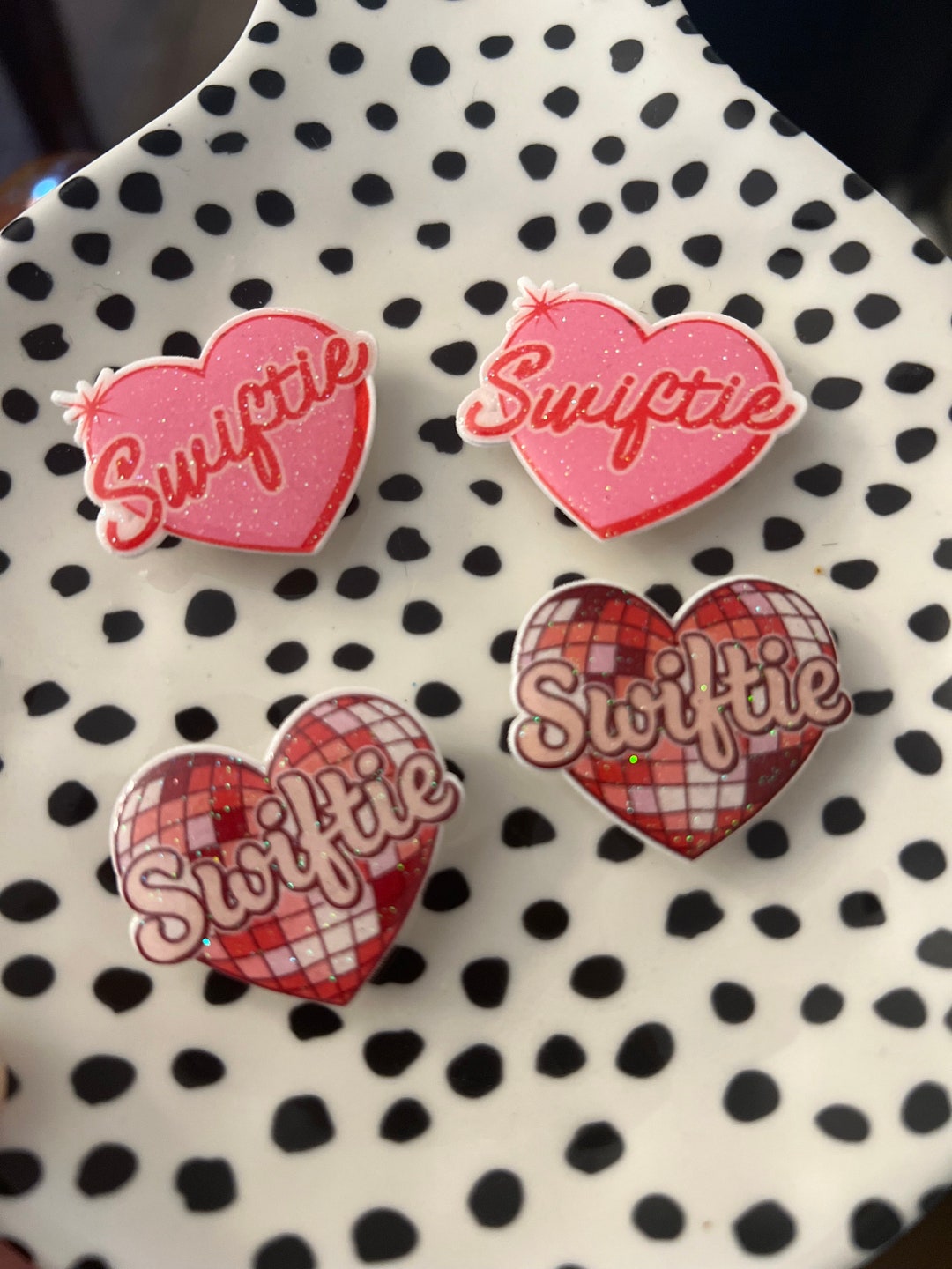 Swiftie Heart Shoe Charm Swiftie Shoe Charmtaylor Swift Shoe Charm