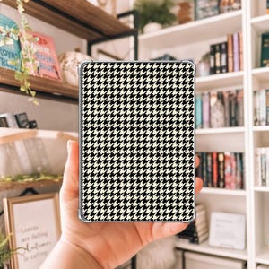 Black & White Kindle Inserts| Rainbow + Checkered Insert|Boho and Retro Kindle Insert Paperwhite,Oasis |Cardstock|Pre-Cut + Shipped Insert