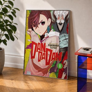 Momo Ayase Poster | Dandadan Wall Art | Manga Cover Print | Anime Room Decor | Dandadan Poster