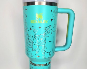 40oz Disney Monsters Inc Laser Engraved Authentic Stanley Quencher