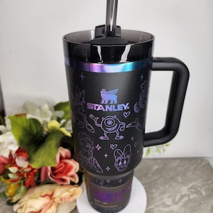 40oz Disney Laser Engraved Authentic Stanley Quencher H2.0 Multiple Color Options Available