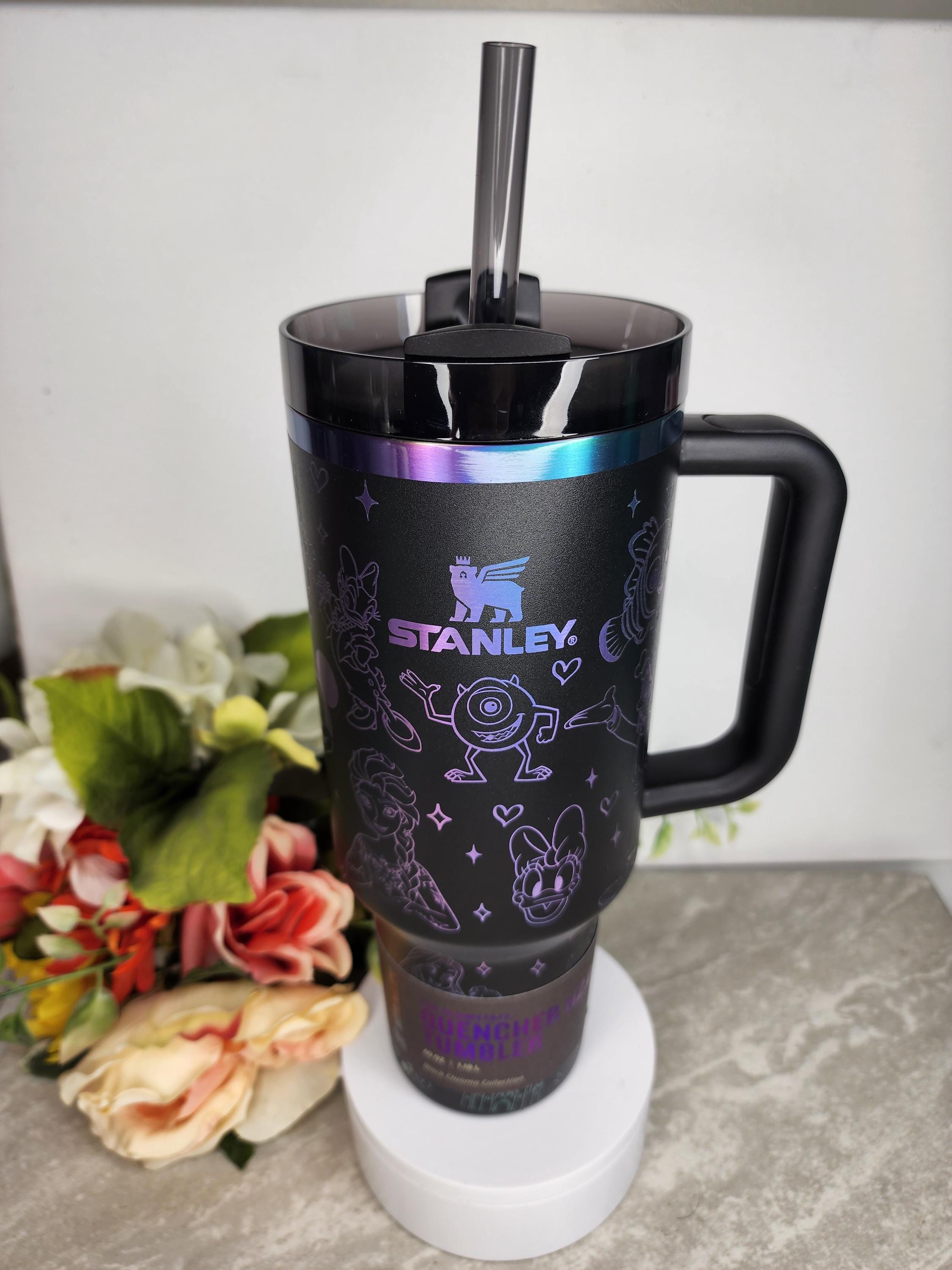 40oz Disney Laser Engraved Authentic Stanley Quencher H2.0