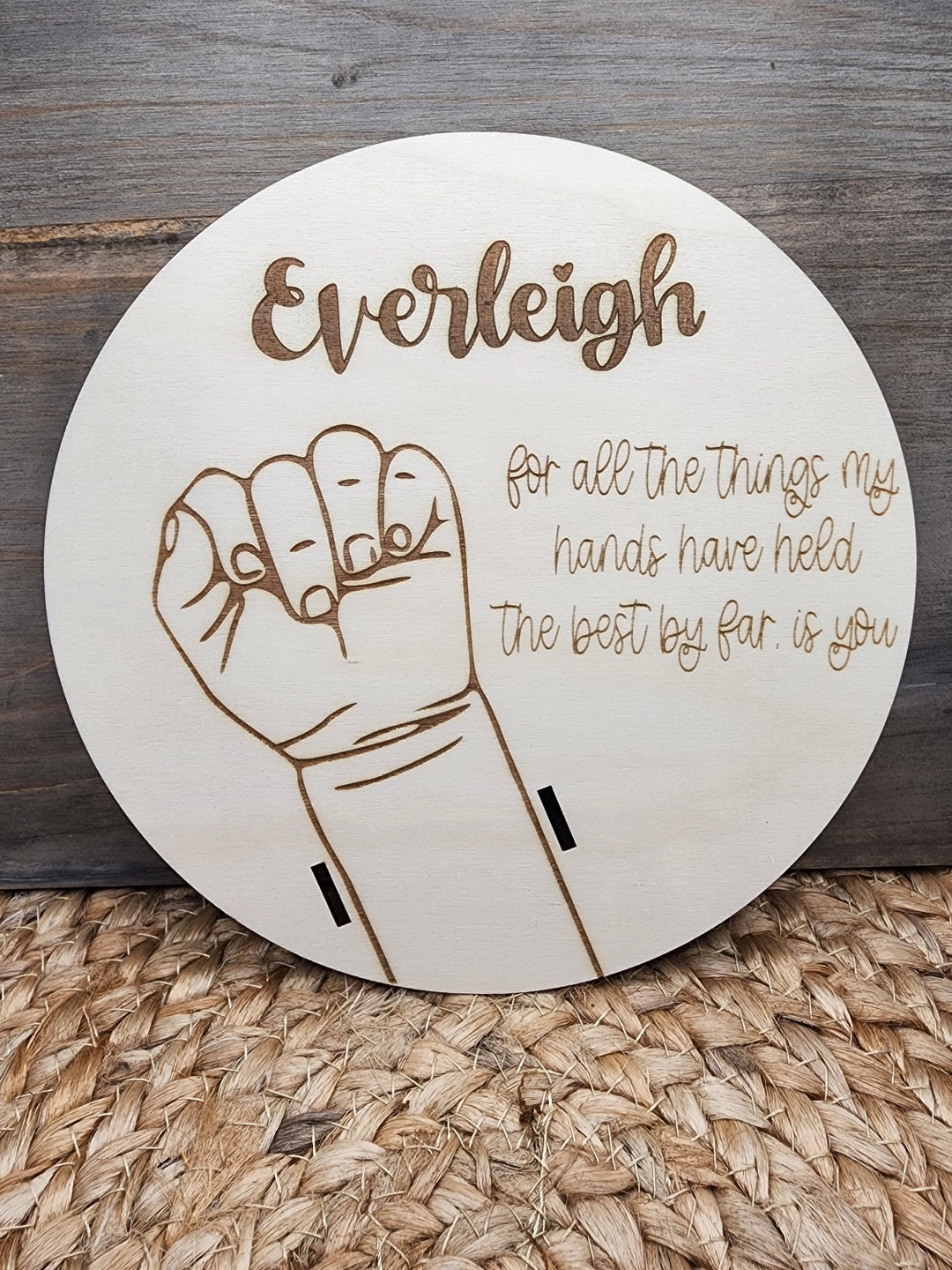 Baby Hospital Bracelet Keepsake Custom Laser Engraved Wooden Etsy