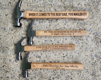 Laser Engraved Hammer | Father's Day Gift | Gift for him | Custom Hammer