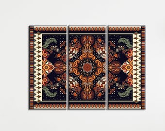 Lienzo marroquí para pared, decoración árabe islámica, impresión vintage grande
