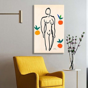 Henri Matisse Canvas Art Nude With Oranges, Henri Matisse Prints