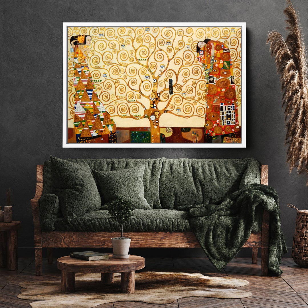 Gustav Klimt-the Tree of Life Canvas/ Gustav Klimt Artwork/ Art Nouveau ...