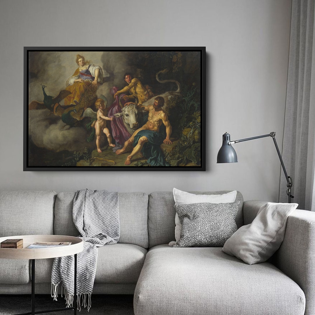 Zeus and Io Canvas Art Print, Greek Mythology Home Decor - Etsy