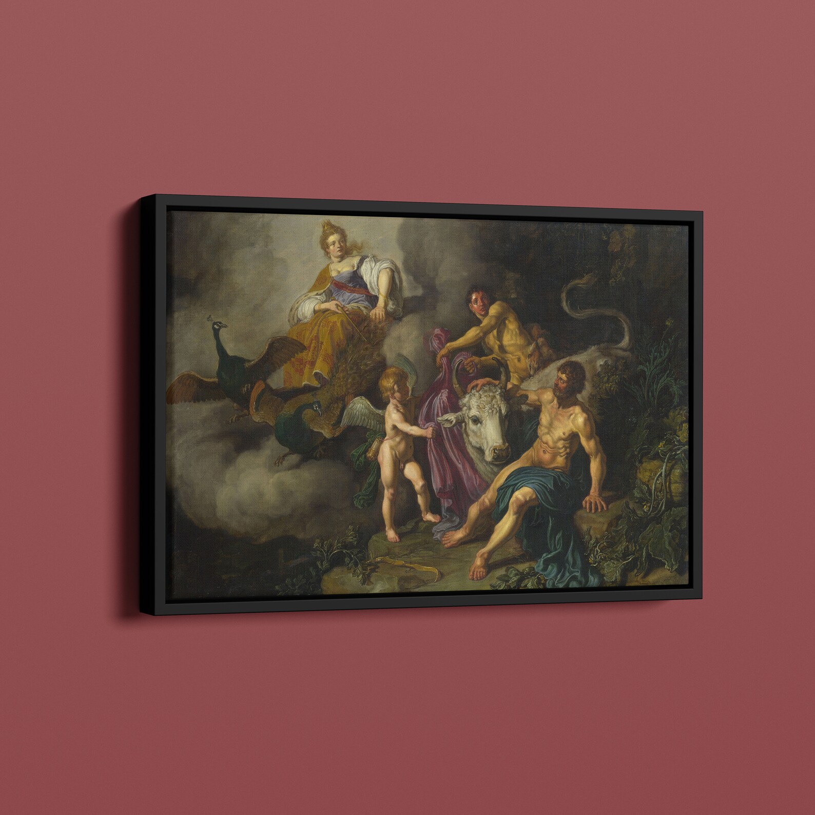 Zeus and Io Canvas Art Print, Greek Mythology Home Decor - Etsy