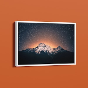 Nepal - Himalaya Mountain Canvas/Mountain Wall Art Canvas/Landscape Canvas/Nature Photography/Mother&#39;s Day Gift/Office Wall Decor/Modern Art