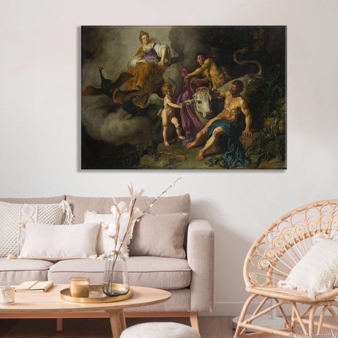 Zeus and İo Canvas/ Greek Mythology Artworks/ Famous Artwork - Etsy