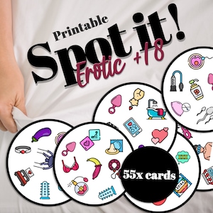 Dobble/Spot It - Erotikspiel - für Erwachsene +18