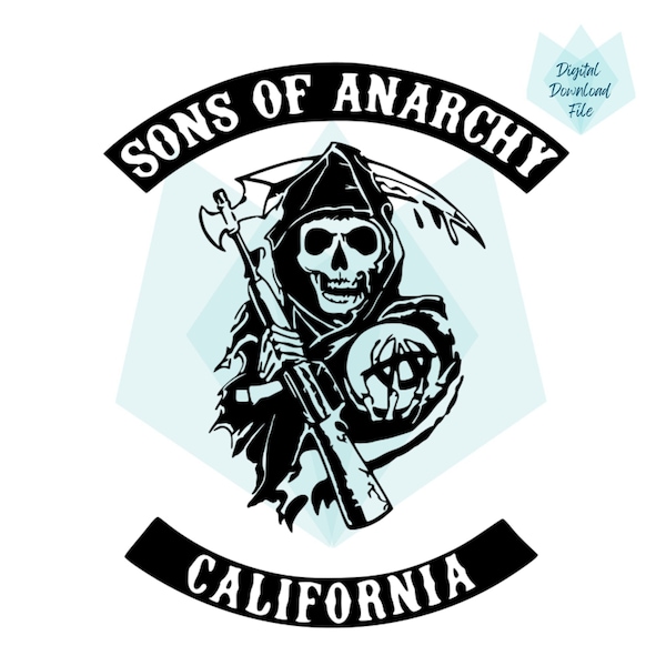 Логотип Sons of Anarchy Cut Patches для файлов SVG и PNG