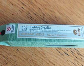 Tulip Sashiko Needles - Big Eye Thick Needle