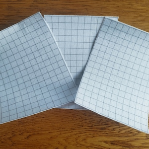 Washable Sashiko Transfers | Stitching Grid | Removable Visible Mending Transfers