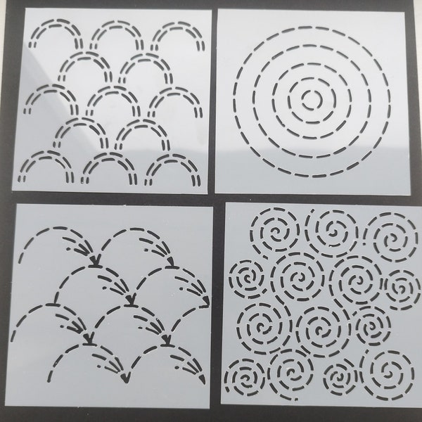 Sashiko Templates Etsy