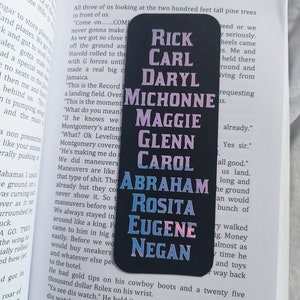 The Walking Dead Inspired Bookmark