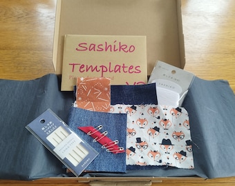 Visible Mending Kit | Sashiko Kits | Washable Transfers | Removable Mending Transfers