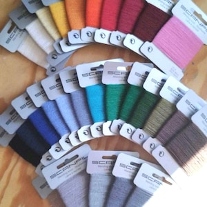 Scanfil Wollfaden zum Stopfen und Reparieren von Socken 28 Farben