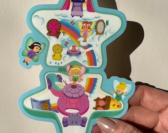Sticker “Fairyland” inspired in vintage Polly Pocket