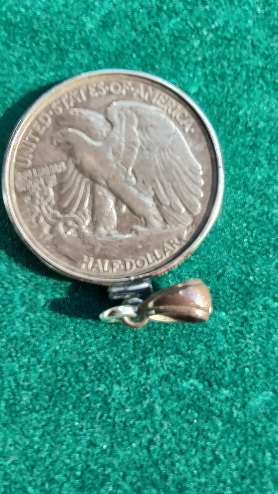 1937 Silver Half Dollar Pendant