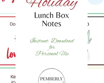 Notities kerstlunchbox